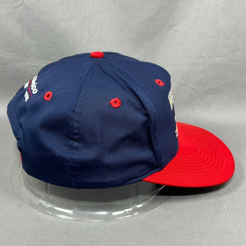 Vtg Brickyard 400 NASCAR Snapback Hat Cap Logo 7 Indianapolis AC Delco Mens 90s - Picture 5 of 12